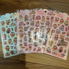 クレヨンしんちゃん 立体　3Dシールセット 4シート