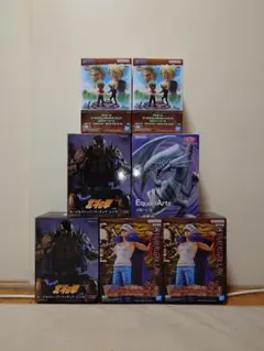 264.ワンピース　北斗の拳　遊戯王　最新プライズ　７体セット