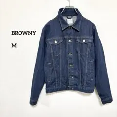 BROWNY Gジャン ダークブルー Mサイズメンズe168のサムネイル