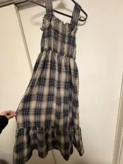 GRL チェック柄ワンピース