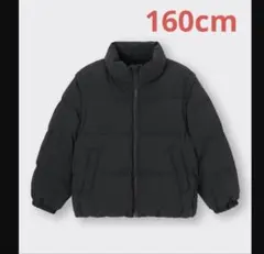 GU 160cm アウター ヒートパデッド ブルゾン 2way 黒