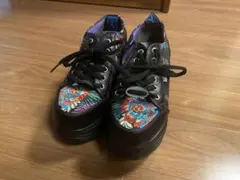 【yosuke】花柄厚底スニーカー22.5