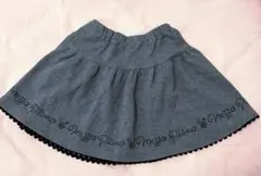 mezzo piano グレー フレアスカート　120cm