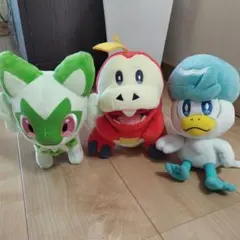 ポケモン ぬいぐるみ　御三家セット