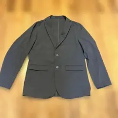 黒 シングルボタン ビジネスジャケット