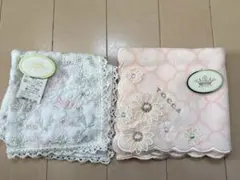 TOCCA 花柄刺繍ハンカチ2枚セット