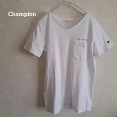 Champion 白　Tシャツ　カットソー　Mサイズ