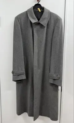 ジャンフラッテ カシミヤ混 チェスターコート グレー 56