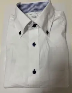 【未使用品】ORIHICAオリヒカワイシャツ 青ボタン 長袖シャツM 39-83