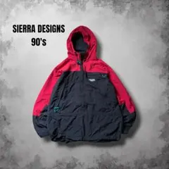 90s SIERRAハーフジップナイロンアノラックパーカー USAヴィンテージのサムネイル