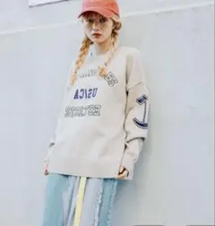 【新品】niko and… ニコアンド エンブロイダリーニットプルオーバー2