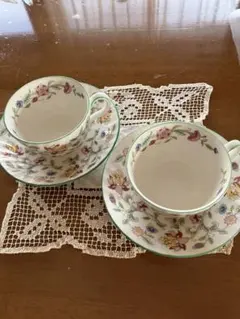 Minton Haddon Hall ティーカップ・ソーサー