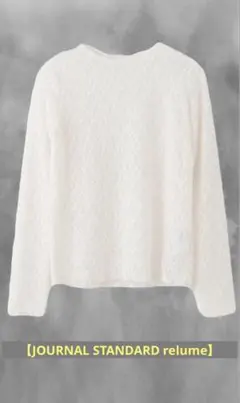 【JOURNAL STANDARD relum】ホワイト レース 長袖 トップス