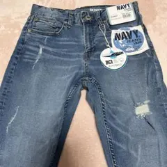 ［タグ付き新品］スキニーダメージデニム　27インチ