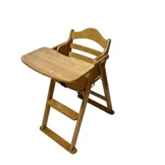 【美品】　katoji カトージ　ハイチェア　木製ハイチェア　ベビーチェア