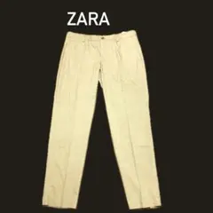 ZARA グレー チェック柄 スラックス　パンツ　XXLサイズ　2XL 3L