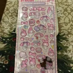 My Melody ボンボンドロップシール