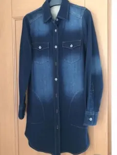 デニムシャツワンピース デニムワンピース