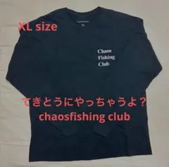 Chaos Fishing Club 長袖カットソー XL ブラック
