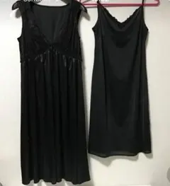 ペイトン プレイス フォーマル ドレス ワンピース  M 黒 インナードレス付き