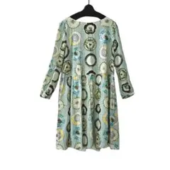 fig London フランス風　アンティーク　ワンピース ブルー　レア　レトロ