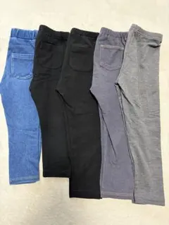 ユニクロ ボトムス5点セット 90〜100cm