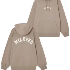 MILKFED. ベージュ　フード付きトレーナー　ミルクフェドのサムネイル