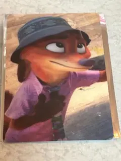 ズートピア2 オーマイカフェ 入場特典 予約特典 コレクションカード　ニック