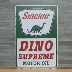 Sinclair MOTOR OIL レトロ風 ブリキ看板 OK3706