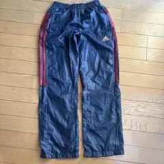 adidas ジャージ ネイビー レッド 150