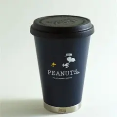 激レア PEANUTS Cafe × thermo mug タンブラー ネイビー