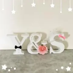 うた様確認用♡ウエディングバージョン♡イニシャルオブジェ