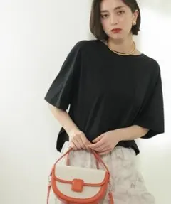 オペークOPAQUE.CLIPボートネックショートTシャツA26484のサムネイル