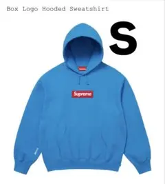 Supreme Box Logo Hooded Sweatshirt Cyan