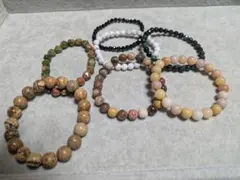 天然石ブレスレット7本まとめ売り
