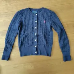 Polo Ralph Lauren ネイビー カーディガン 6X