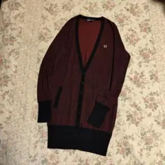 フレッドペリー　ニット　カーディガン 　fred perry ロング