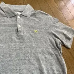 日本製【美品】ハリウッドランチマーケットコットン鹿の子ポロシャツ1グレーのサムネイル