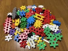Gakken☆ニューブロック☆82個セット＋α（はらぺこあおむしセット）のサムネイル