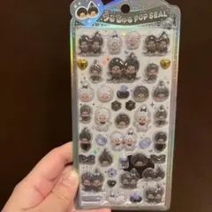 うるちゅるPOP SEAL⭐︎モンチッチ白黒