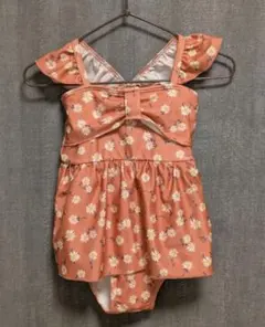 花柄 ワンピース 水着 80cm