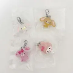 サンリオ ゆるっとめじるしアクセサリー くろうさ しろうさ 4点まとめ売り