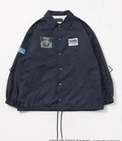 【STRANGER THINGS】ニコアンド コーチジャケット ダークネイビー