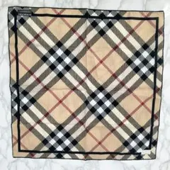 新品 バーバリー BURBERRY ハンカチ ノバチェック 大判 53cm