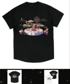 キヨ猫Tシャツ (キヨ猫パーティー) 黒　レディース