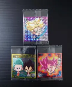 ドラゴンボール超戦士シールウエハース　3枚セット