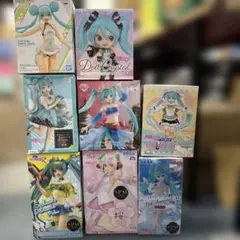 初音ミク フィギュア まとめ売り 8点セット 未開封