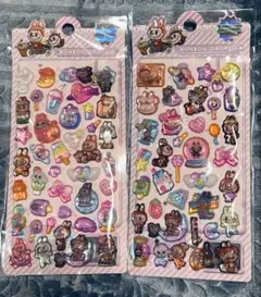 labubu ボンボンドロップシール 2枚セット