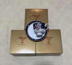 【新品】ディズニーリゾート　クリスマス　カップ&ソーサー　3個セット