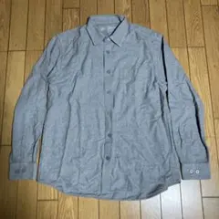 無印良品　フランネル 長袖シャツ　グレー　Mサイズ